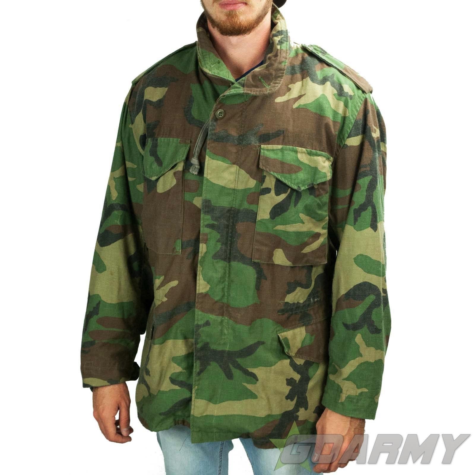 Image of U.s Army Original M65 Woodland Field Jacket