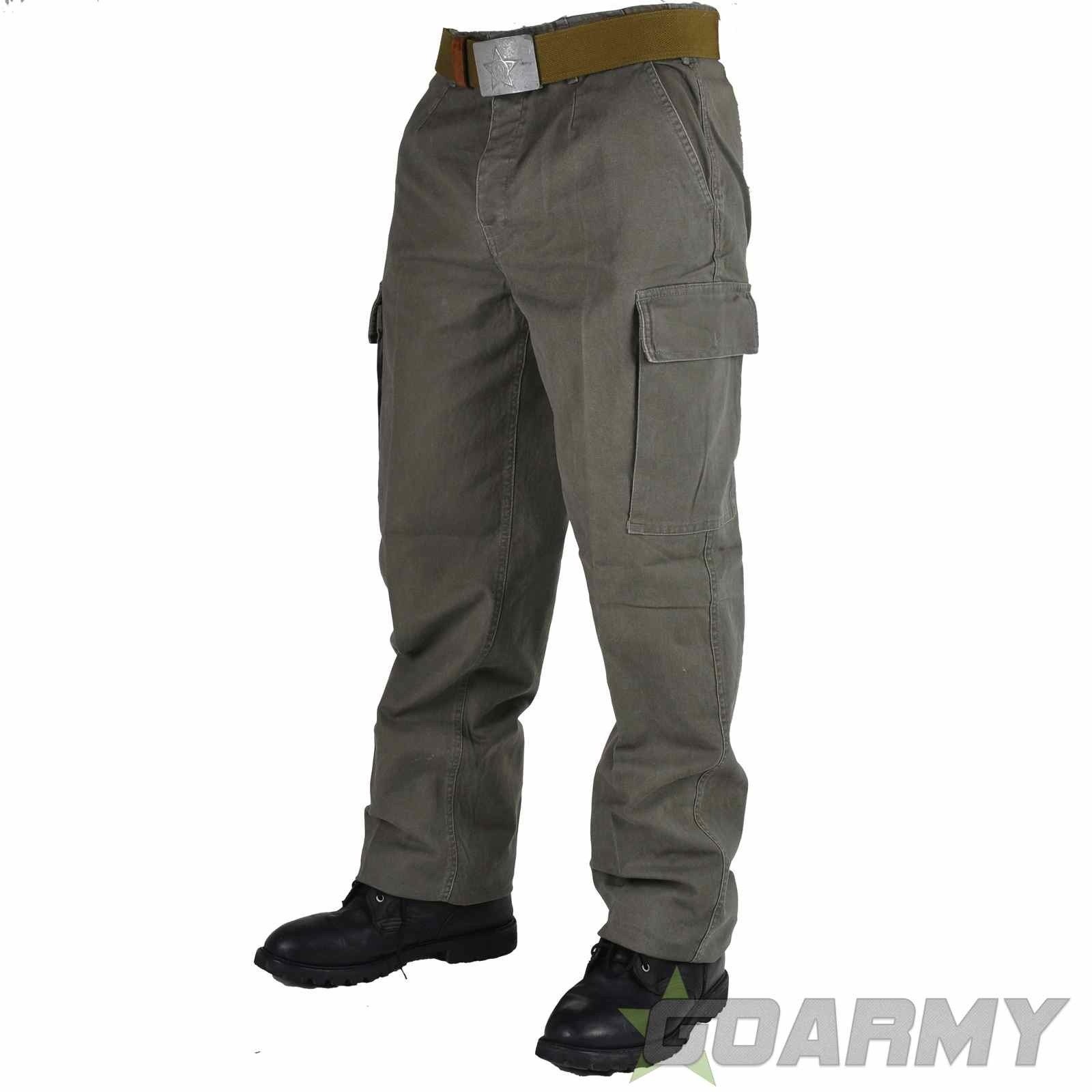 Image of German Army Moleskin Trousers Olive