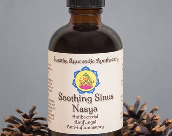 Soothing Sinus Nasya, Ayurvedic Medicine for Sinus and Allergies, 100% Organic