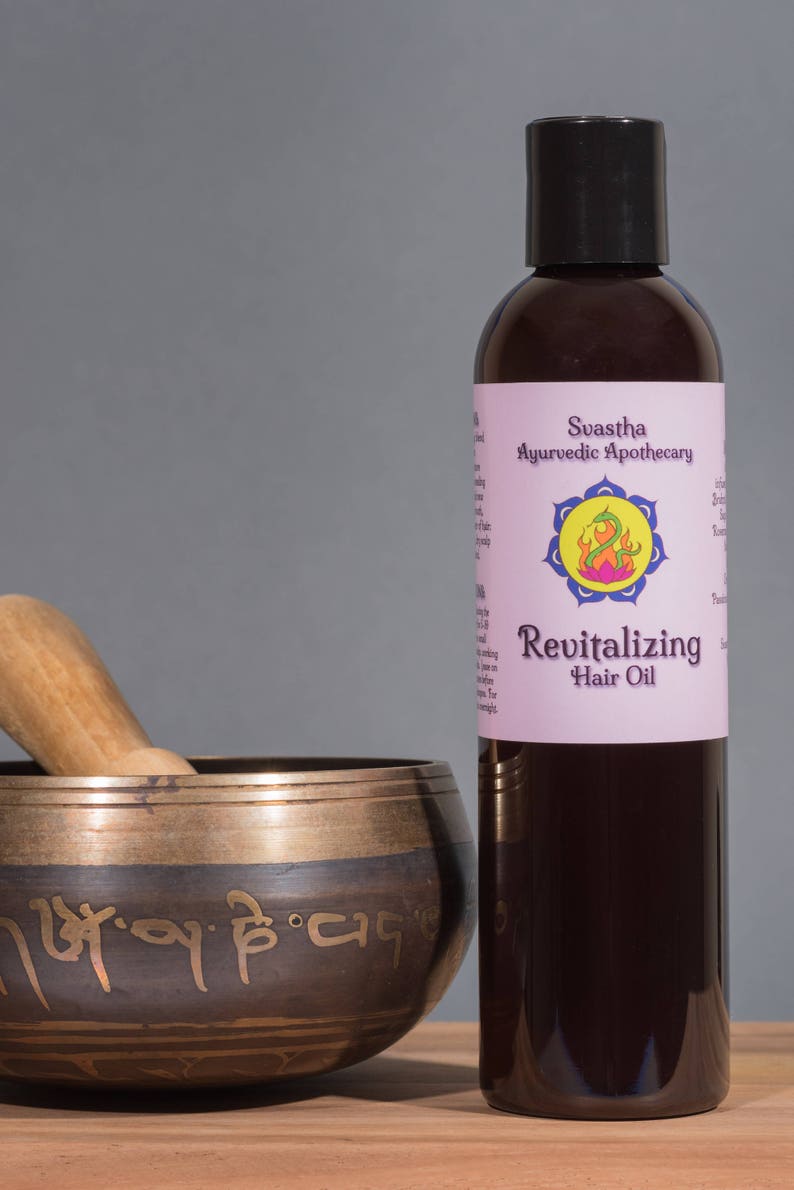 Revitalizing Hair Oil, Organic Ayurvedic Formula Bild 1
