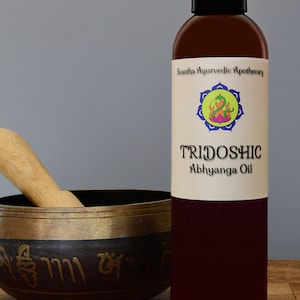 Tridoshic Massage Oil, Ayurvedic Formula For All Body Types, 100% Organic