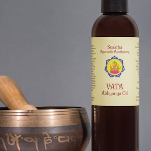 Vata Massage Oil, Ayurvedic Formula, 100% Organic