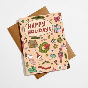 Divertente biglietto di Natale, biglietto di auguri, regalo di festa, biglietto di Natale, regali di Natale, carino biglietto di Natale, biglietto di Natale per la mamma, biglietto di Natale per il papà