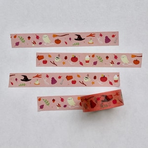 Spooky Washi Tape, Cute Washi Tape, Kawaii Washi Tape, Paper Tape, Washi-tape, Halloween Washi Tape, Fall Washi Tape, Masking Tape