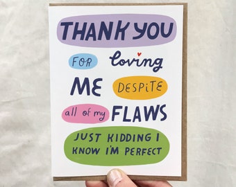 Funny Mother's Day Card | Funny Love Card | Funny Card for Mom | I Love You Card | Anniversary Card | Gift for Mom