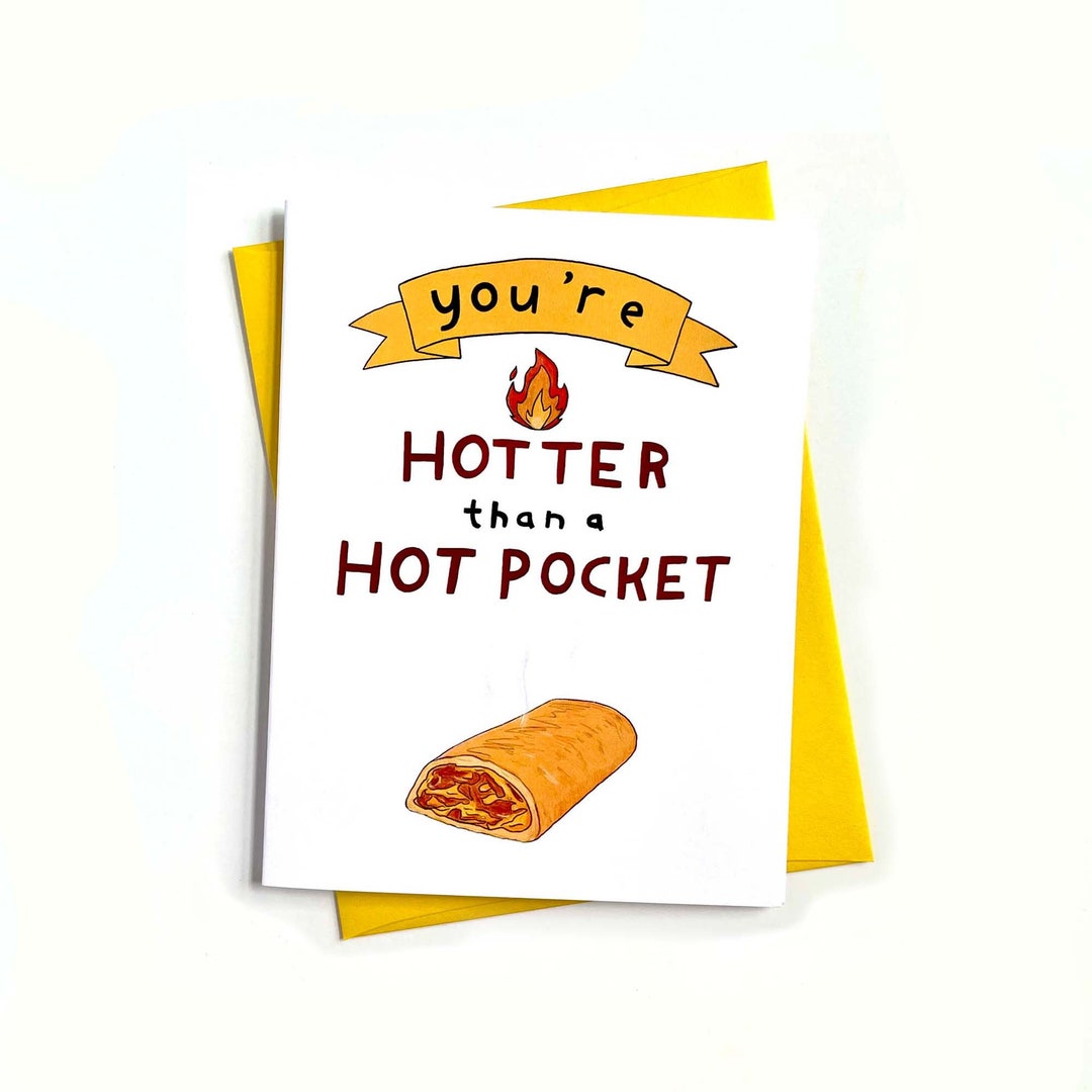 You're Hot Card Card for Boyfriend Valentine's Day Card Anniversary