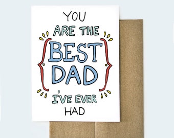 Funny Dad Ever Father's Day Card
