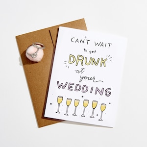 Best Friend Engagement Card, Engagement Card, Marriage Card, Funny Engagement Card, Congratulations Card, Engaged Card, Funny Card