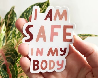 Body Positivity Stickers | Self Care Sticker