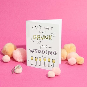 Best Friend Engagement Card, Engagement Card, Marriage Card, Funny Engagement Card, Congratulations Card, Engaged Card, Funny Card