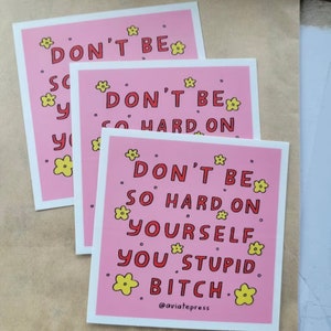 Funny Self Care Sticker: Waterproof Laptop Decal image 8