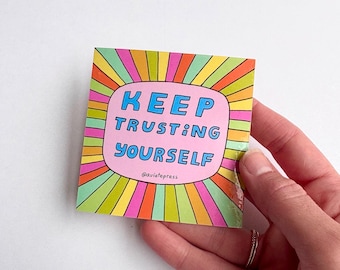 Affirmation Planner Sticker: Mental Health, Self Care, Positive Quote