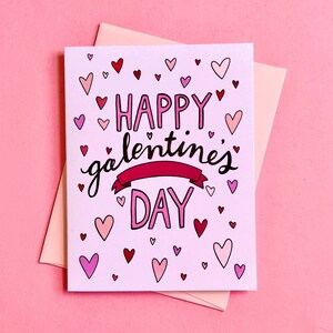 Galentine's Day Karte | Galentines Karte | Valentinstag Karte | Valentinstag Karte für Freund |  Lustige Galentines Karte | Parks und Rec