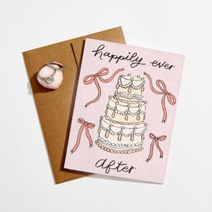 Congratulations Card, Happy Ever After, Wedding Day Card, Happy Couple, Congrats Wedding, Wedding Day Card, Happily Ever After Card