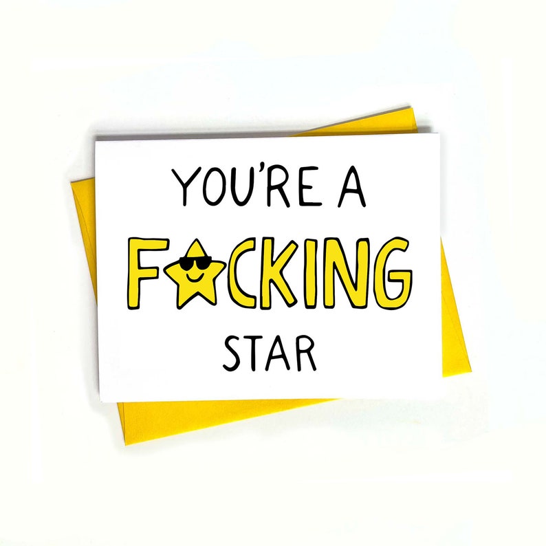 Funny Congrats Card, Graduation Gift, You're a Star image 2