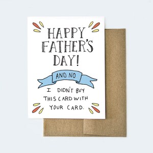 Biglietto per papà / Biglietto divertente per papà / Biglietto per la festa del papà / Biglietto divertente per papà