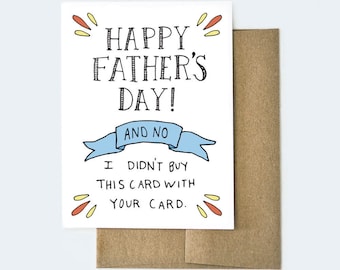 Card for Dad | Funny Dad Card | Father's Day Card | Funny Card for Dad