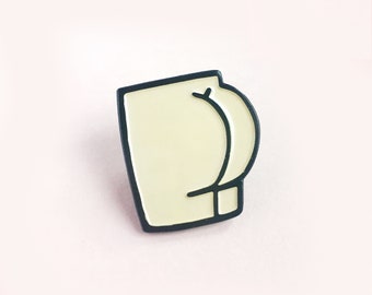 Enamel Butt Pin, Booty Pin, Big Butts Pin, Lapel Pin, Soft Enamel Pin, Butts, Butt Pin, Badass, Cute Pin, Enamel Pin, Gift for Friend