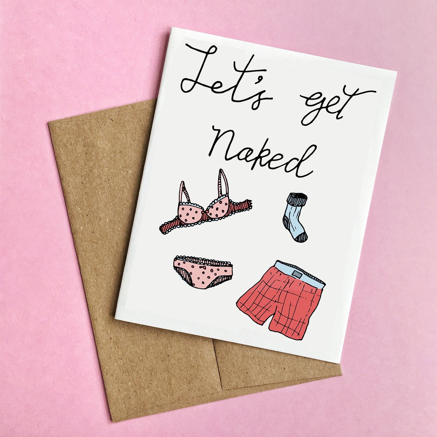 Naughty Love Card Funny Valentines Day Card Card For Etsy