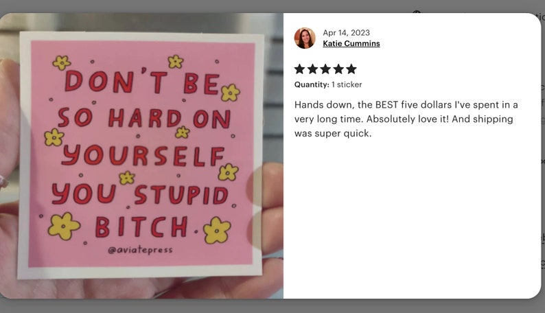 "hands down the BEST five dollars I've spent in a very long time" 5 star review