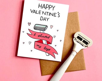 Funny Valentine's Day Card | Card for Boyfriend | Anniversary card