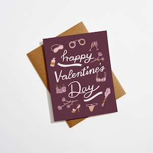 Naughty Valentine&#39;s Day Card | Funny Love. Card | Kinky Card