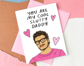 Pedro Pascal Card | Daddy Card | Zaddy Card | Pedro Pascal Birthday Card