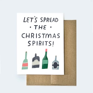 Cartes de vœux, fabrication de spiritueux, carte pour un ami, carte de Noël amusante, carte de vœux amusante, Noël d'un ami, Noël d'un collègue
