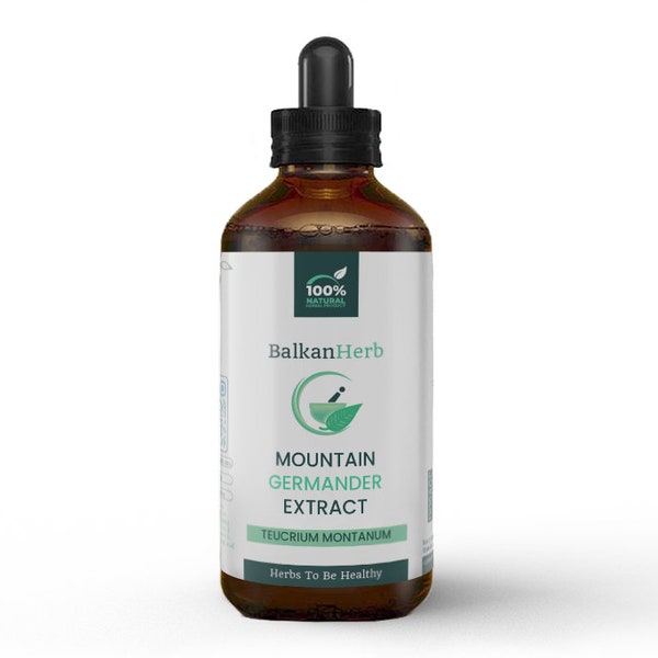 Mountain Germander Drops | Natural Skin Care Oil | Natural Immune Booster | Immunity Oil| Health Tincture| Bloating Relief|Tummy Trouble Oil