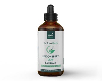 Lingonberry Leaf - Vaccinium Vitis-idaea -  Herb Drops Extract -