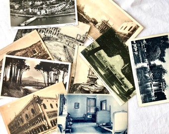 Set of 10 old postcards