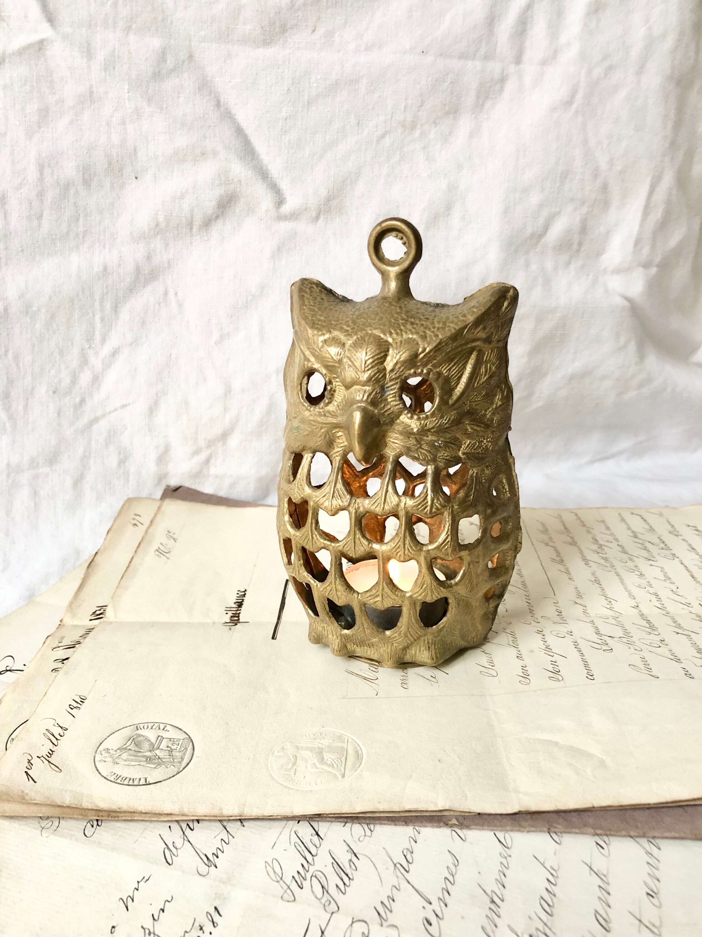 Lanterne Photophore Hibou