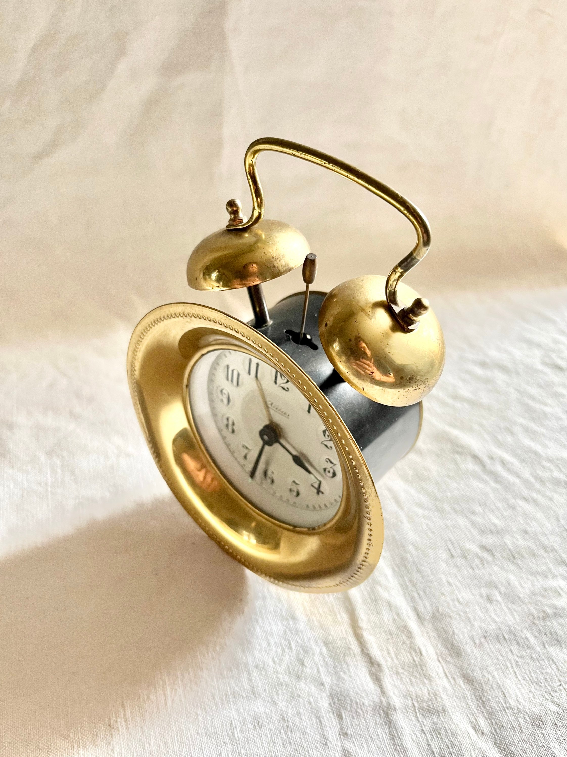 Vintage German Kaiser Mechanical Alarm Clock in the Shape of a Etsy