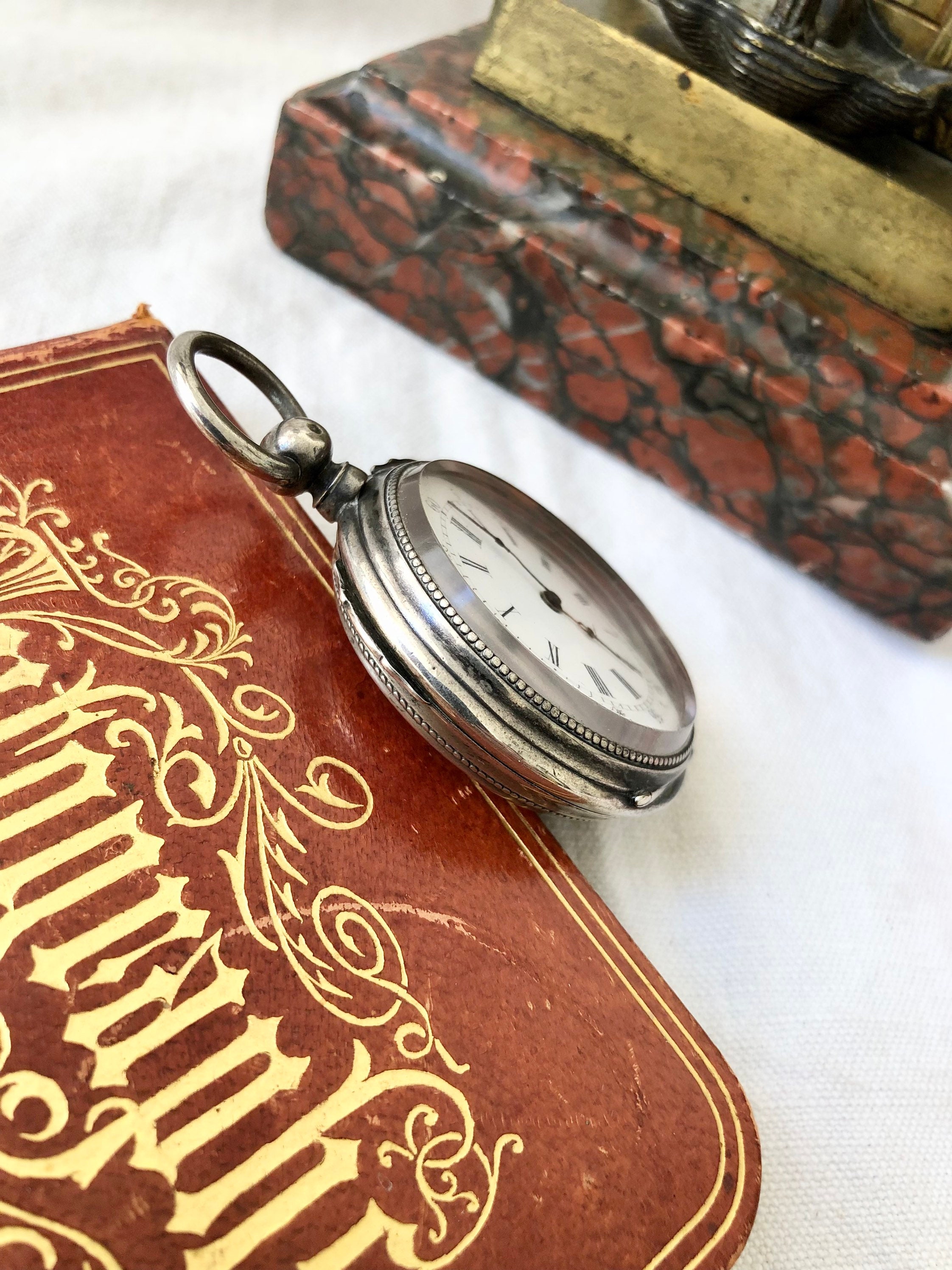 Peaky Blinders style Victorian pocket watch chain c1890 -  Portugal