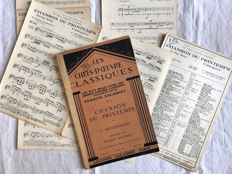 Set of 4 old orchestral scores image 6