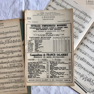 Set of 4 old orchestral scores image 8