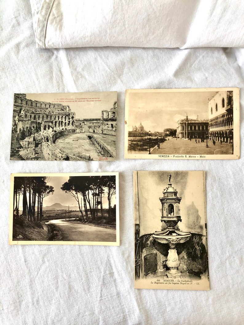 Set of 10 Old Postcards - Etsy