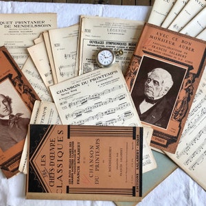 Set of 4 old orchestral scores image 1