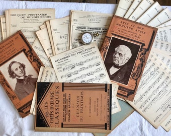 Lot of 4 old orchestral scores