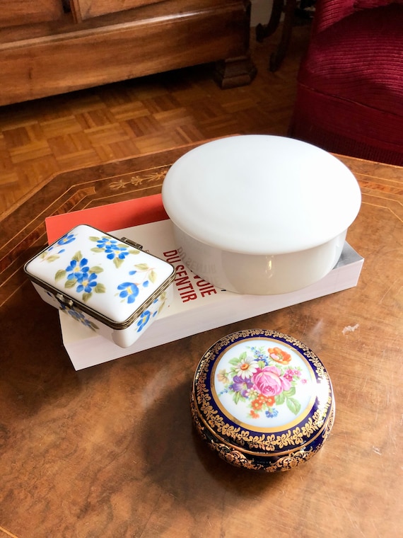 Large Limoges porcelain candy dish - image 7