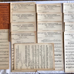 Set of 4 old orchestral scores image 3