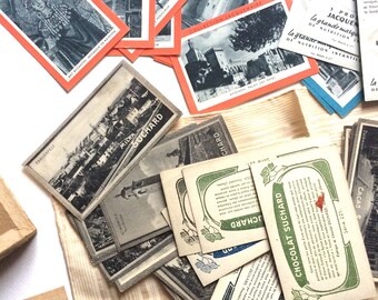 Large batch of old advertising images for Suchard chocolates