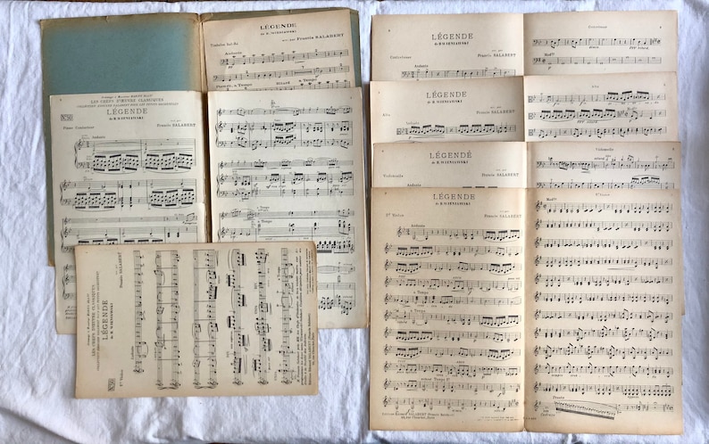 Set of 4 old orchestral scores image 9