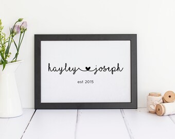 Personalised Own Corner Quotes Foil Prints Rose Gold Silver Gold Wall Art Sign