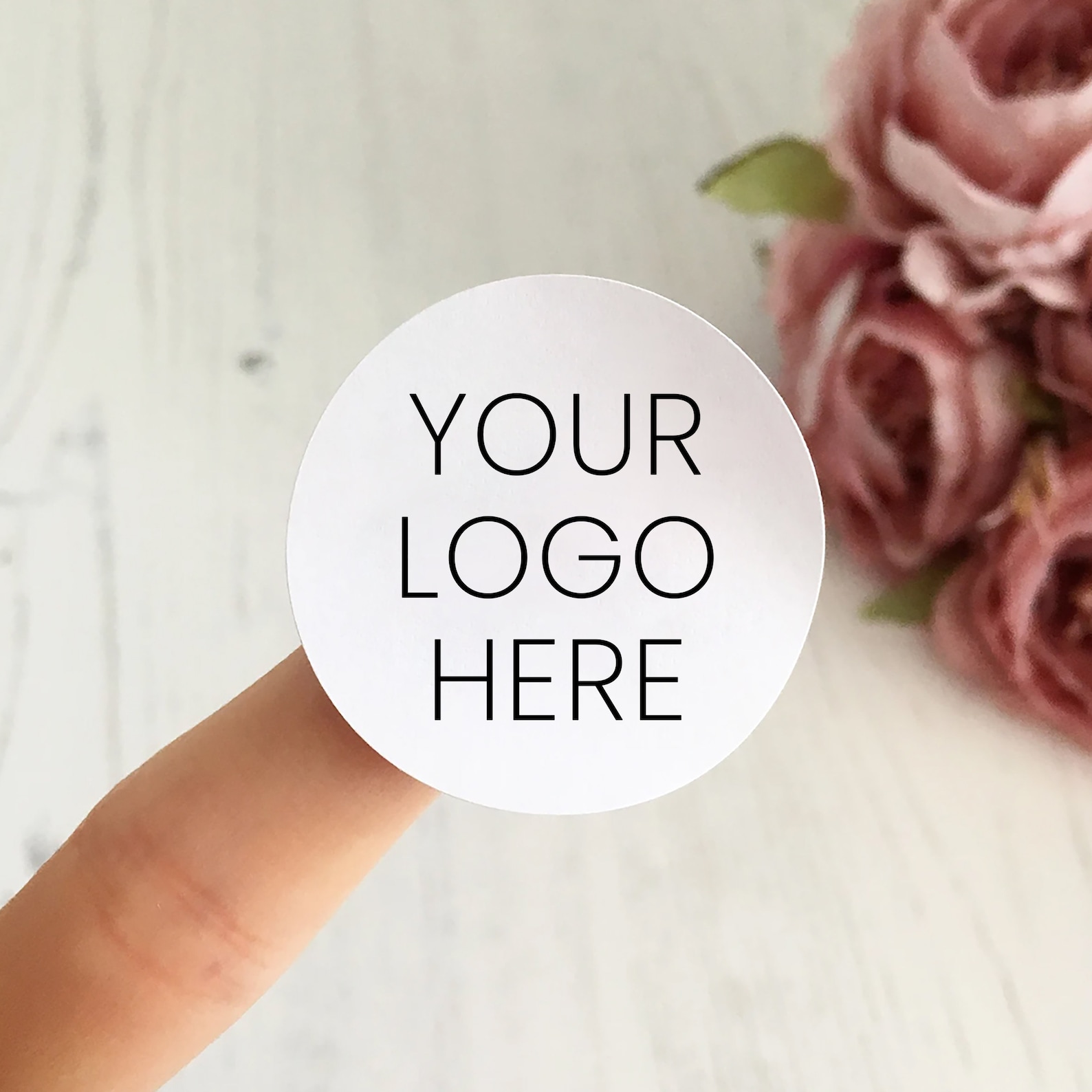 Circle Logo Stickers
 CIRCLE LOGO STICKERS 37mm 35 per Sheet Custom Made With Etsy UK