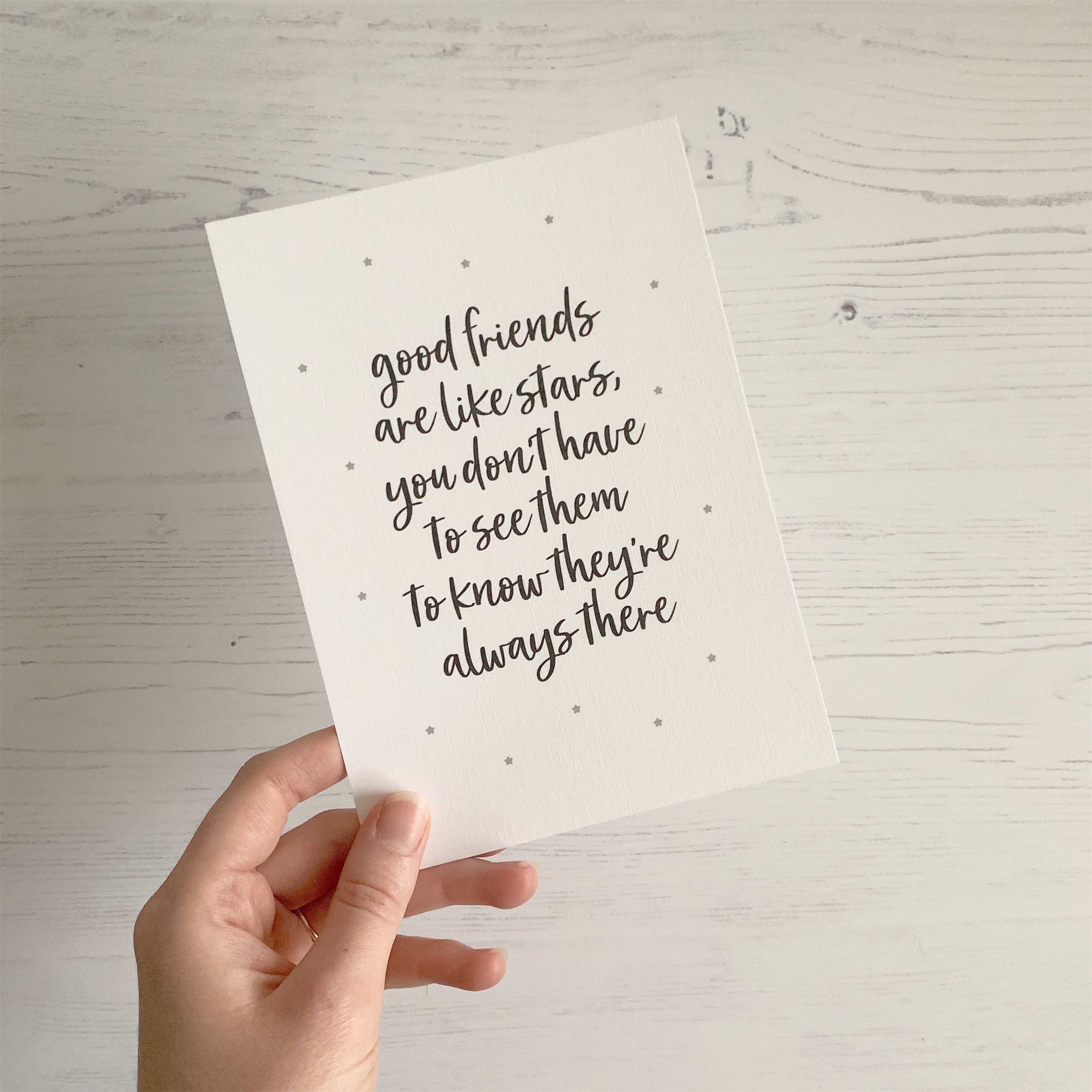 Good Friends Are Like Stars, You Don't Have to See Them to Know They're Always  There - Friend Print, Friendship Gift, Friend Quote - A4/5x7 - Etsy, image size:3000x3000
