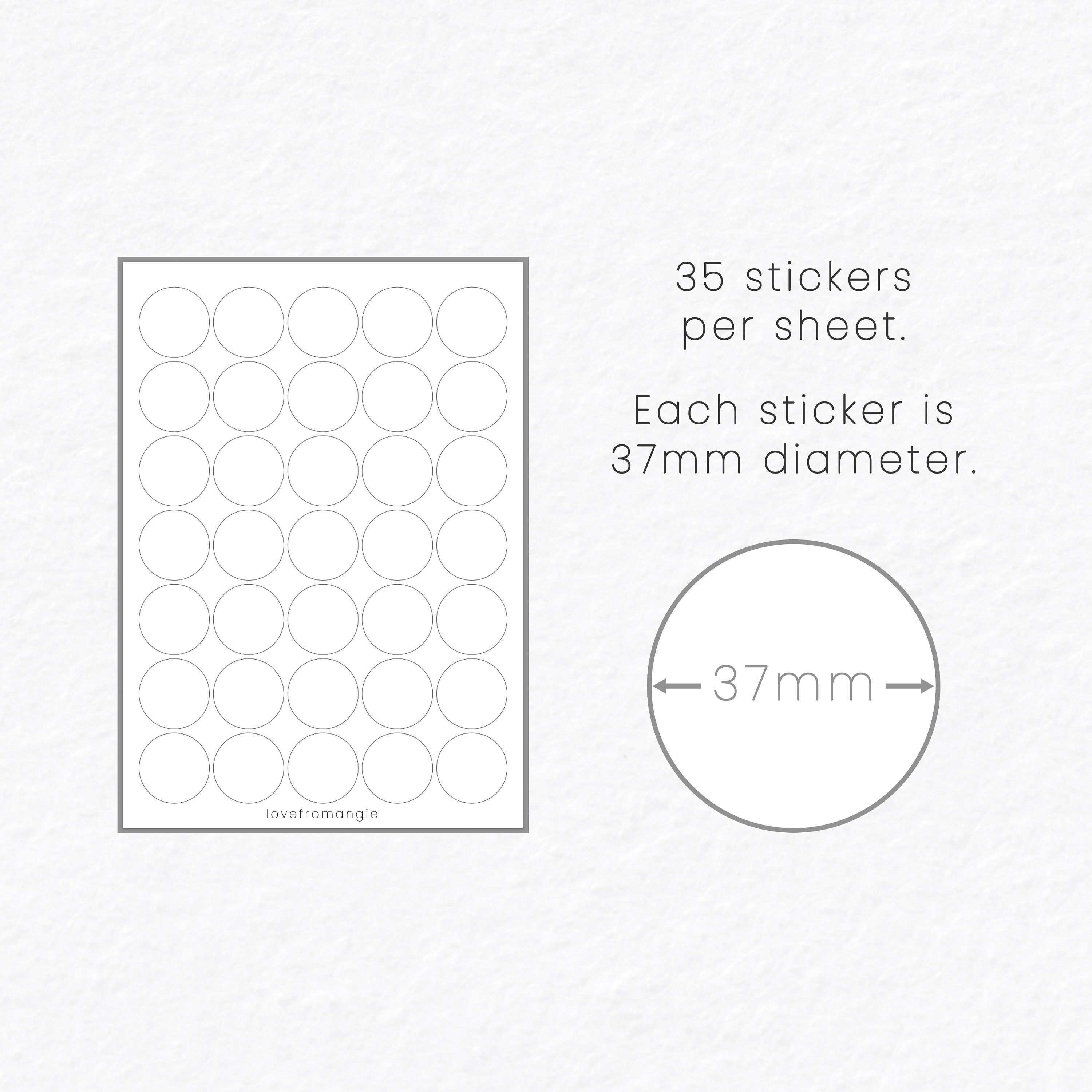 Ingredients Stickers, Allergy Information Labels // Custom Text ...