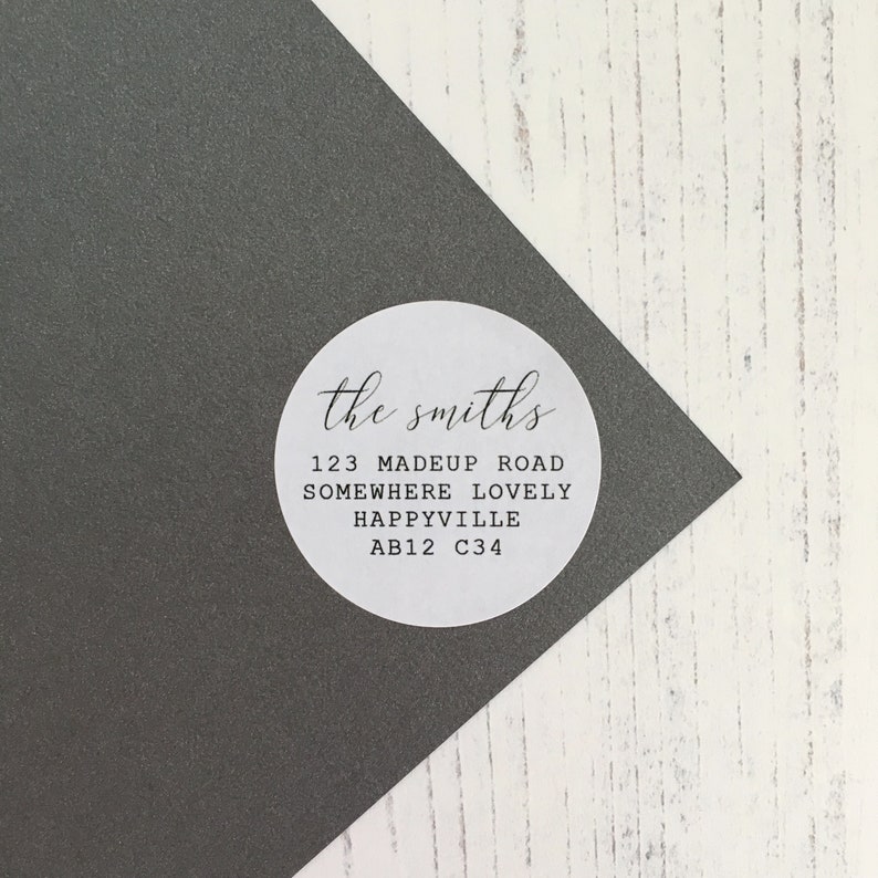 RETURN ADDRESS Stickers New Home Address Labels Pretty | Etsy UK