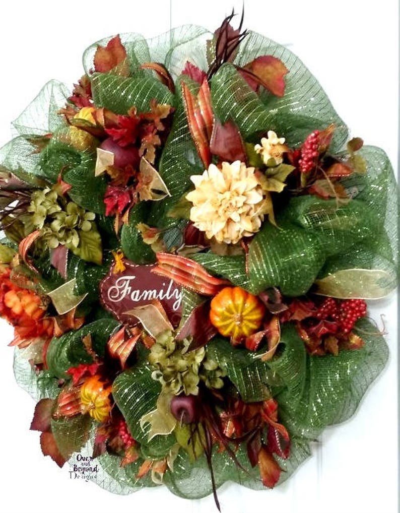 Fall Mesh Wreaths, Fall Wreaths, XL Wreath, Autumn Wreath, Fall Wreaths