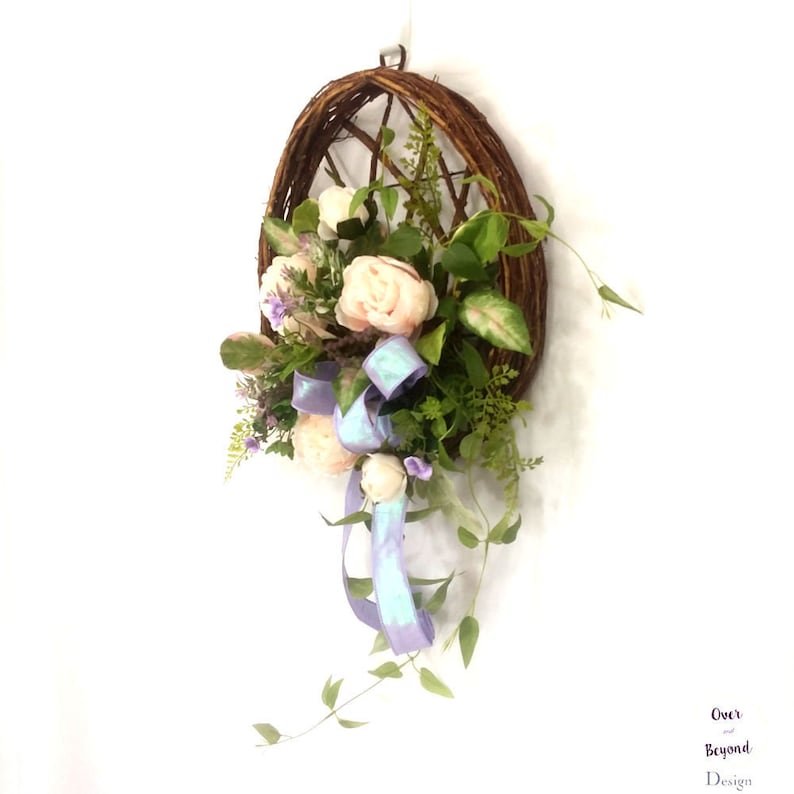 Easter wreaths for front door Easter Wall decor Easter egg wreath Spring wreaths for front door Easter decor Spring wall decor